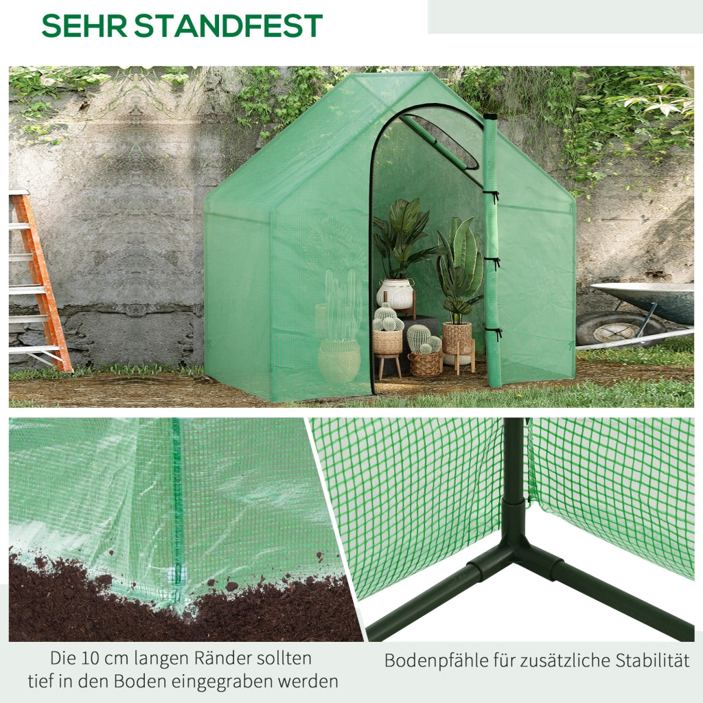 SERRA DA GIARDINO 180x100x168 cm Verde in Acciaio