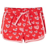 Pantaloncini per Bambini con Coulisse Rossi 116cod mxl 85790