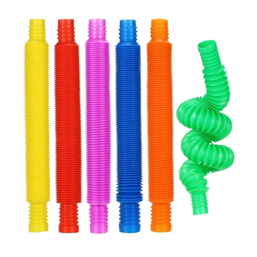 Trade Shop - Tubo Luminoso A Led Pop Antistress Giocattolo Sensoriale Per Bambini Stretch -