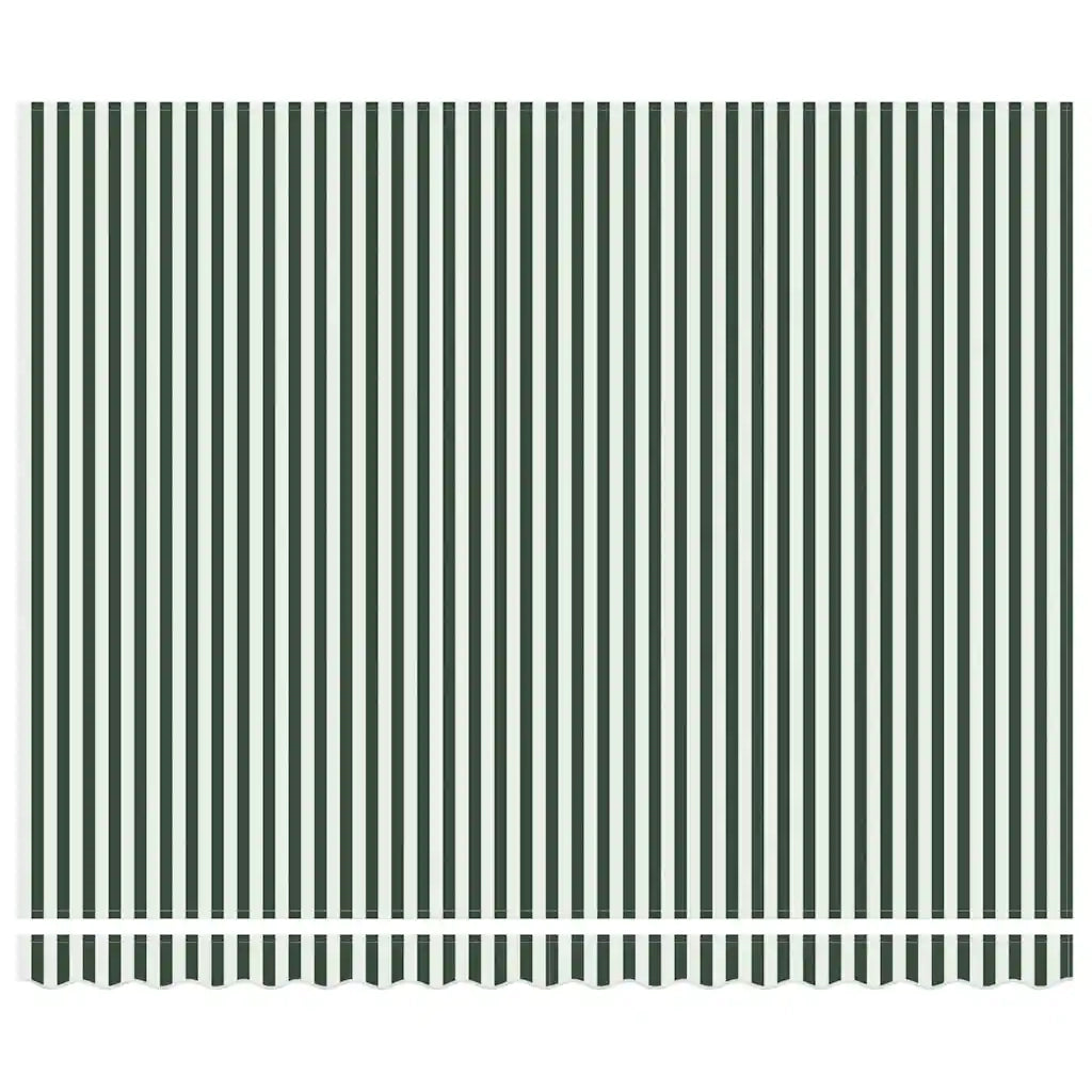 Struttura della tenda-Telaio per tenda da sole Verde e Bianco 400 ¡Á 300 cm