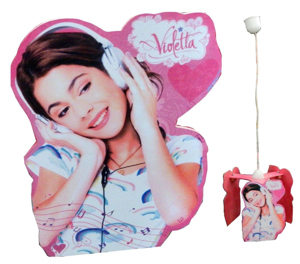 Lampadario Violetta a sospensione per cameretta bimbo