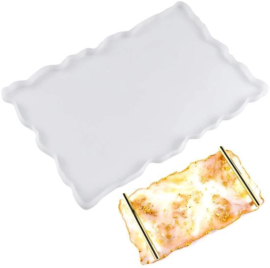Harsvorm rettangolare in silicone - Duraturo e riciclabile - 1 pezzo - 30 x 19 x 1,1 cm