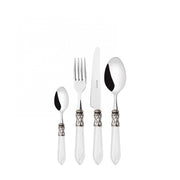 ALADDIN Ghiera Argento Anticato, Posate Set 24pz, Scatola
