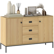 Cassettiera con ante e ripiani ¨C zephmum ¨C 120x39,5x77 cm