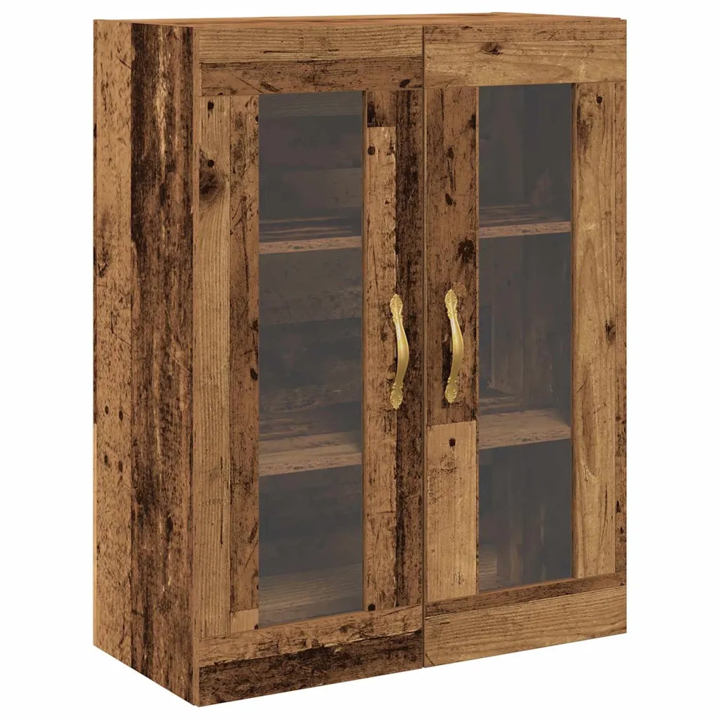 Credenza 2 pz | Madia | Buffet da pranzo | Armadio da pranzo Legno vecchio Legno multistrato