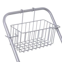 Carrello Pulizie Professionale con Cesto Sospeso, Ripiano, 25L Secchio Lavapavimenti con Strizzatore, Carrello Multiuso con Gancio per Hotel, Albergo e Ristorante, 72x49.5x95 cm, Blu