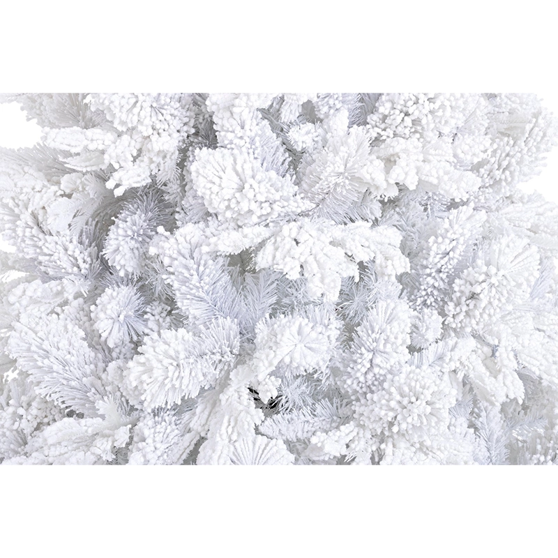 Albero di Natale Alberg bianco innevato H 210 x 130 cm