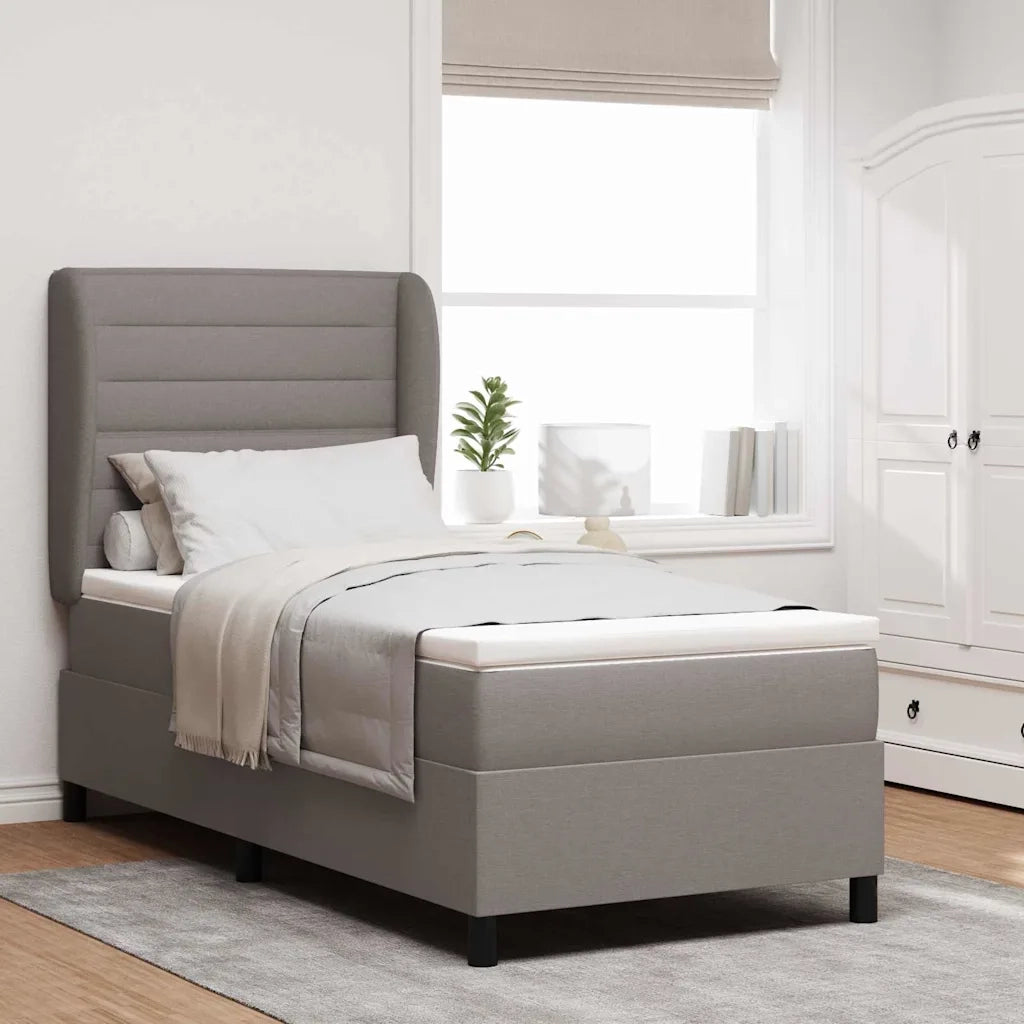 Letto a molle con materasso Talpa 90 x 190 cm Tessuto 3340477