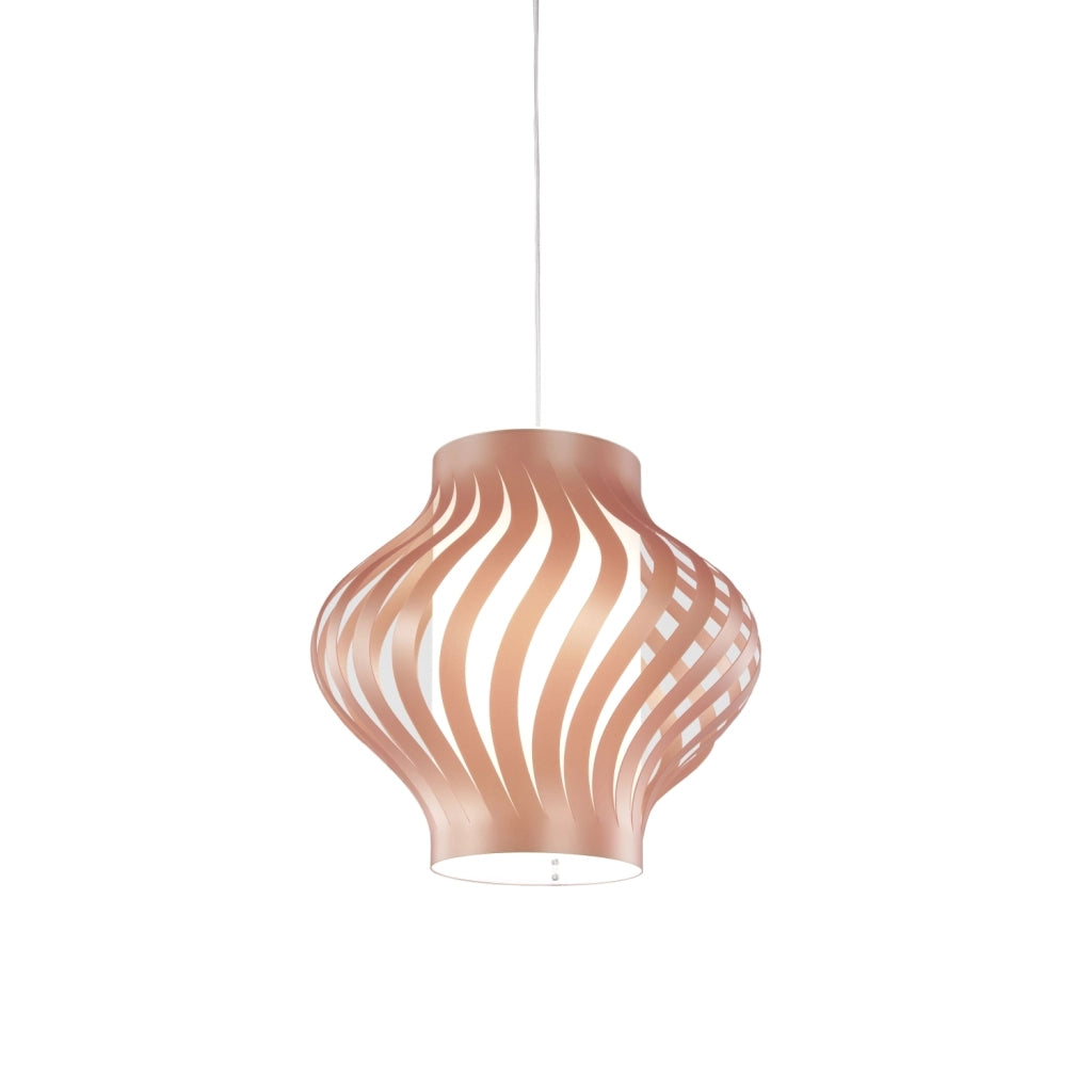 Sospensione Moderna Larga Helios Polilux ® Rame 1 Luce E27