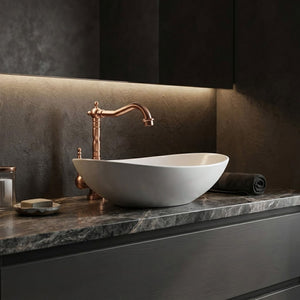 Rubinetto Da Lavabo Rea Bona Brush Copper High