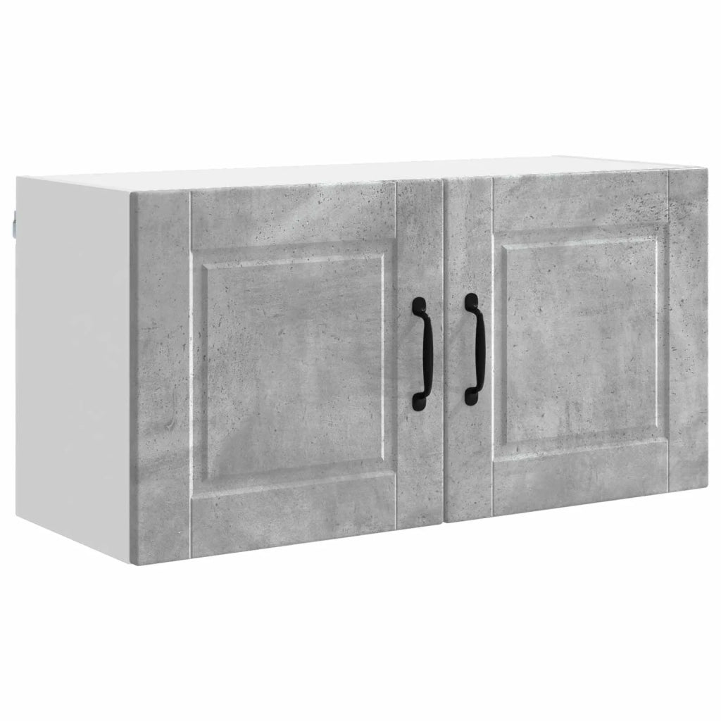 Mobile da cucina con lo scaffale-Armadio da cucina Grigio cemento 80 x 31 x 40 cm 609876