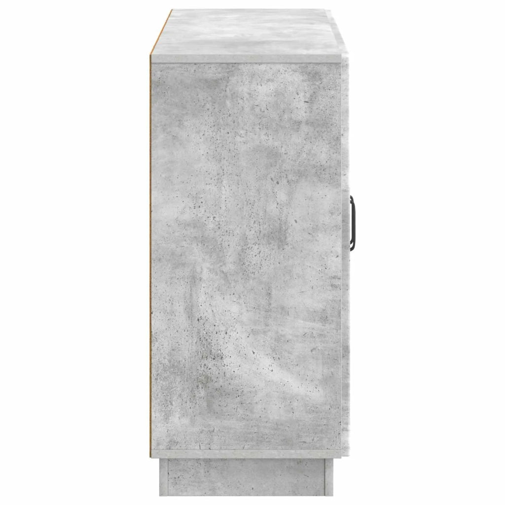 Credenza Grigio Cemento 89 x 34,5 x 77 cm Legno ingegnerizzato