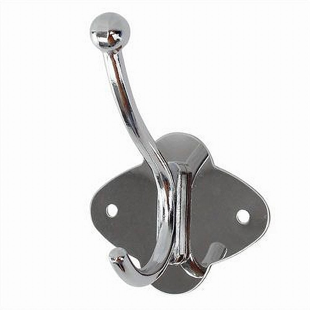 Trade Shop - Appendino Appendi Abiti Multiuso 1 Gancio Finitura Cromo Lucido 7.5x9.5cm 52669 -