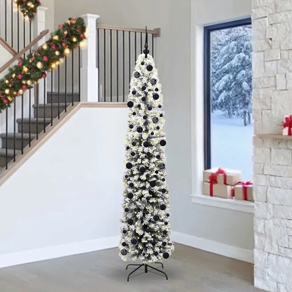Albero di Natale artificiale con 300 LED Verde 240 cm 3395045
