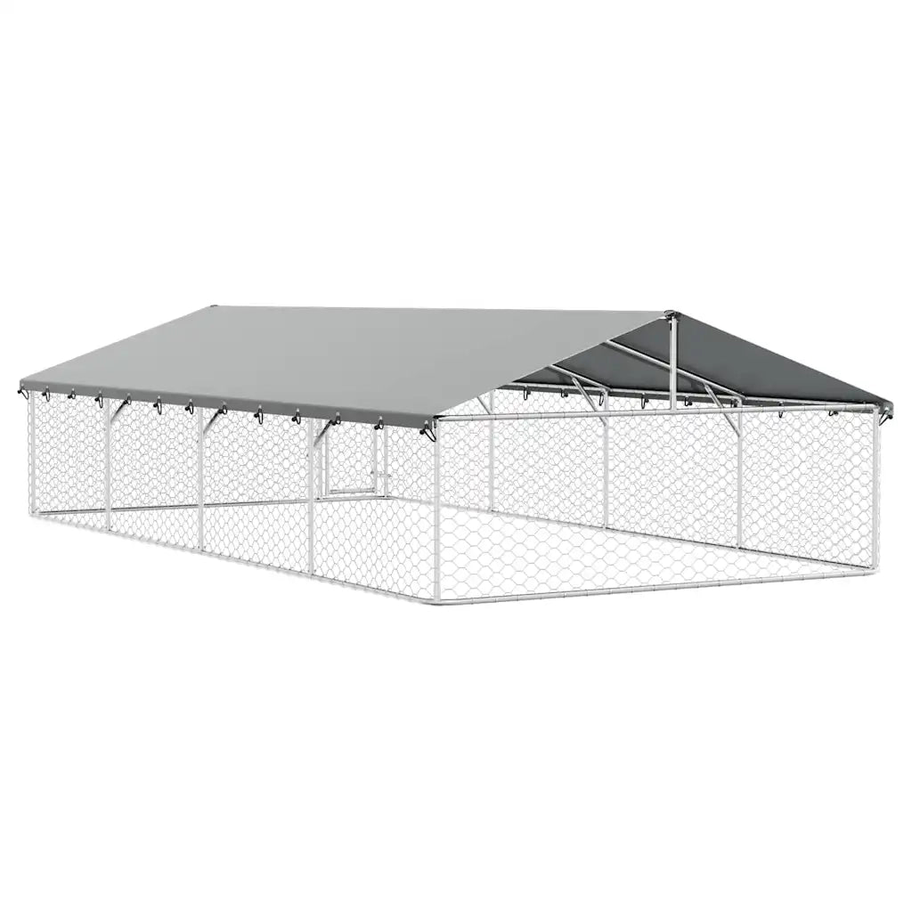 Gabbia per Cani da Esterno con Tetto 600x300x150 cm CFW7372676