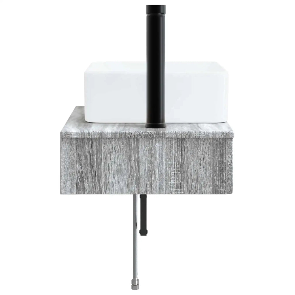 Lavabo da Parete Sonoma grigio 53 x 35 x 39 cm CFW7791192