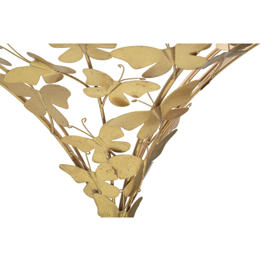 Mensola Farfalla 19, Oro, Metallo, 44,5x24,5x34,5 cm