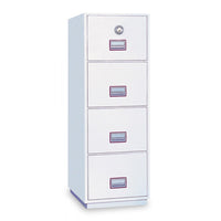 Classificatore Ignifugo Serratura a Chiave 4 Cassetti Technomax - 1471X528X675Mm