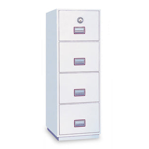 Classificatore Ignifugo Serratura a Chiave 4 Cassetti Technomax - 1471X528X675Mm