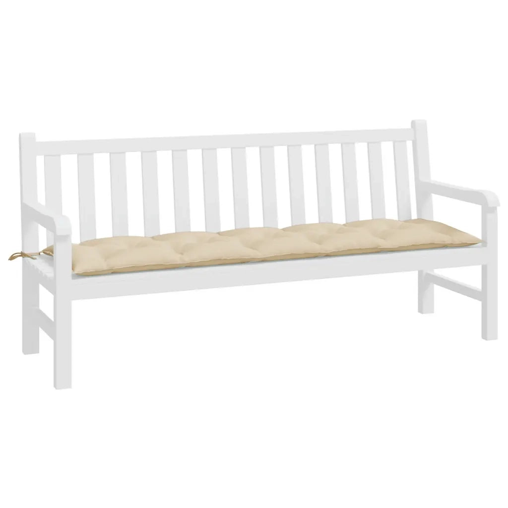 Cuscino per Panca Beige 180x50x7 cm in Tessuto Oxford 361624