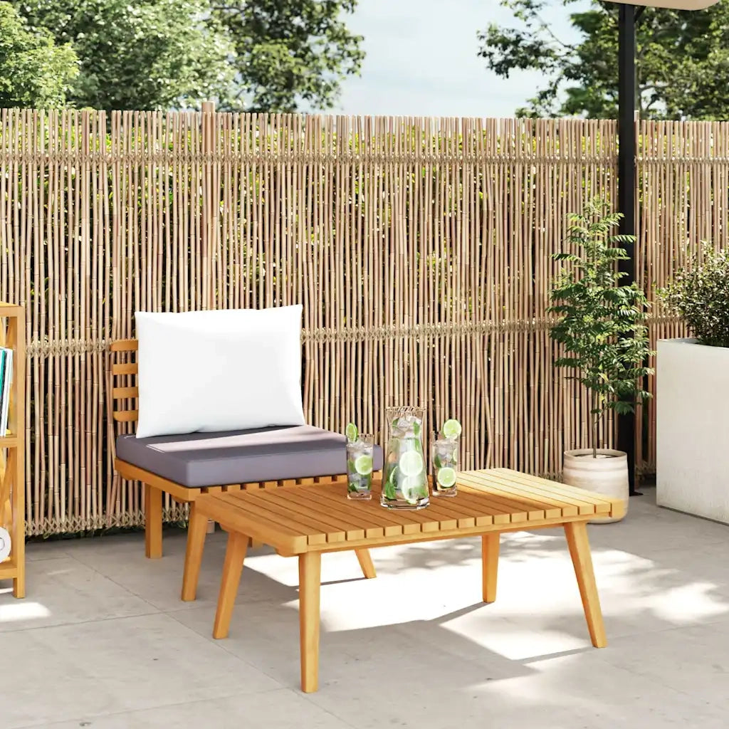 Salotto da Giardino-Set Divani da Giardino 2 pz con Cuscini in Massello di Acacia 421518