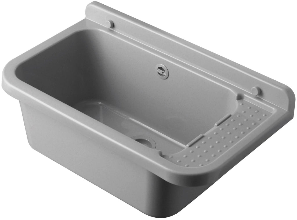Lavatoio 50x34x21 cm in Polipropilene 13,5l Forlani Pilozzo 50 Grigio