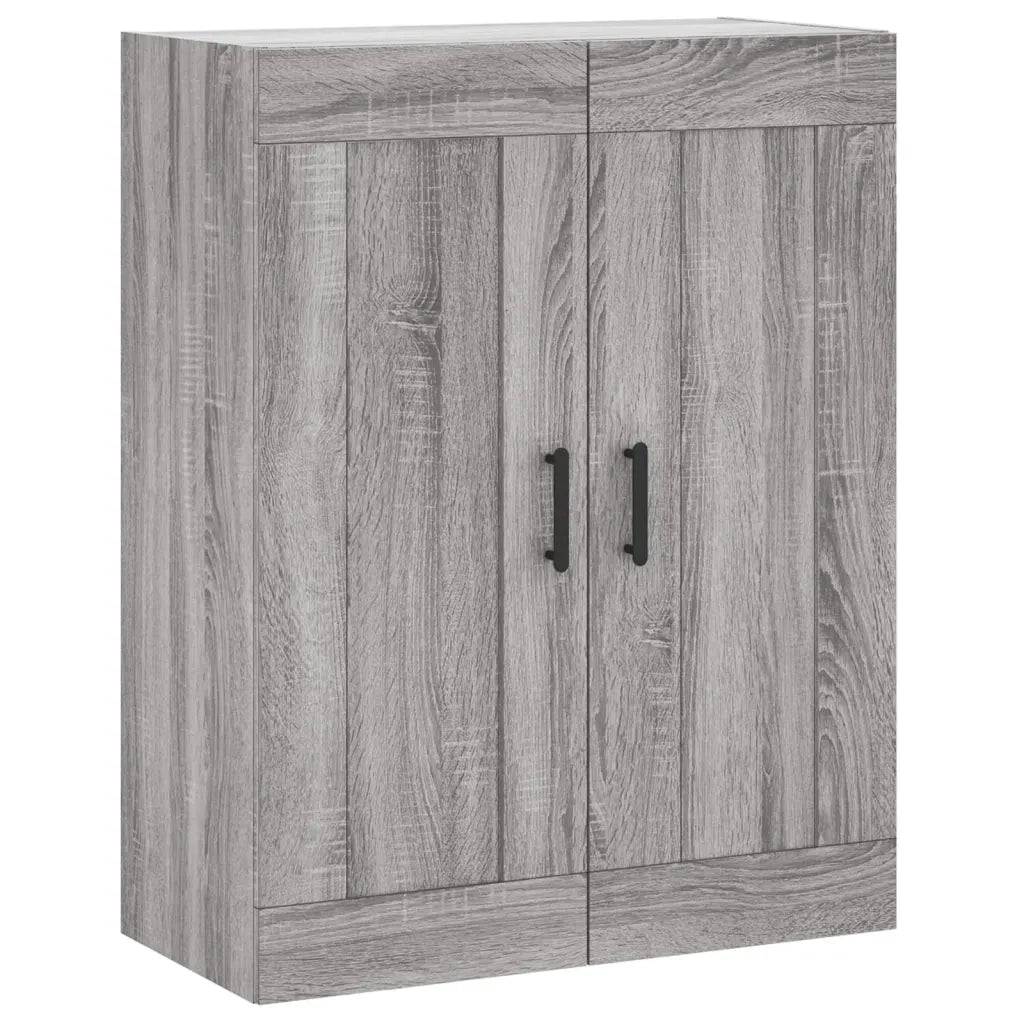 Credenza Grigio Sonoma 69,5x34x180 cm in Legno Multistrato 3199567