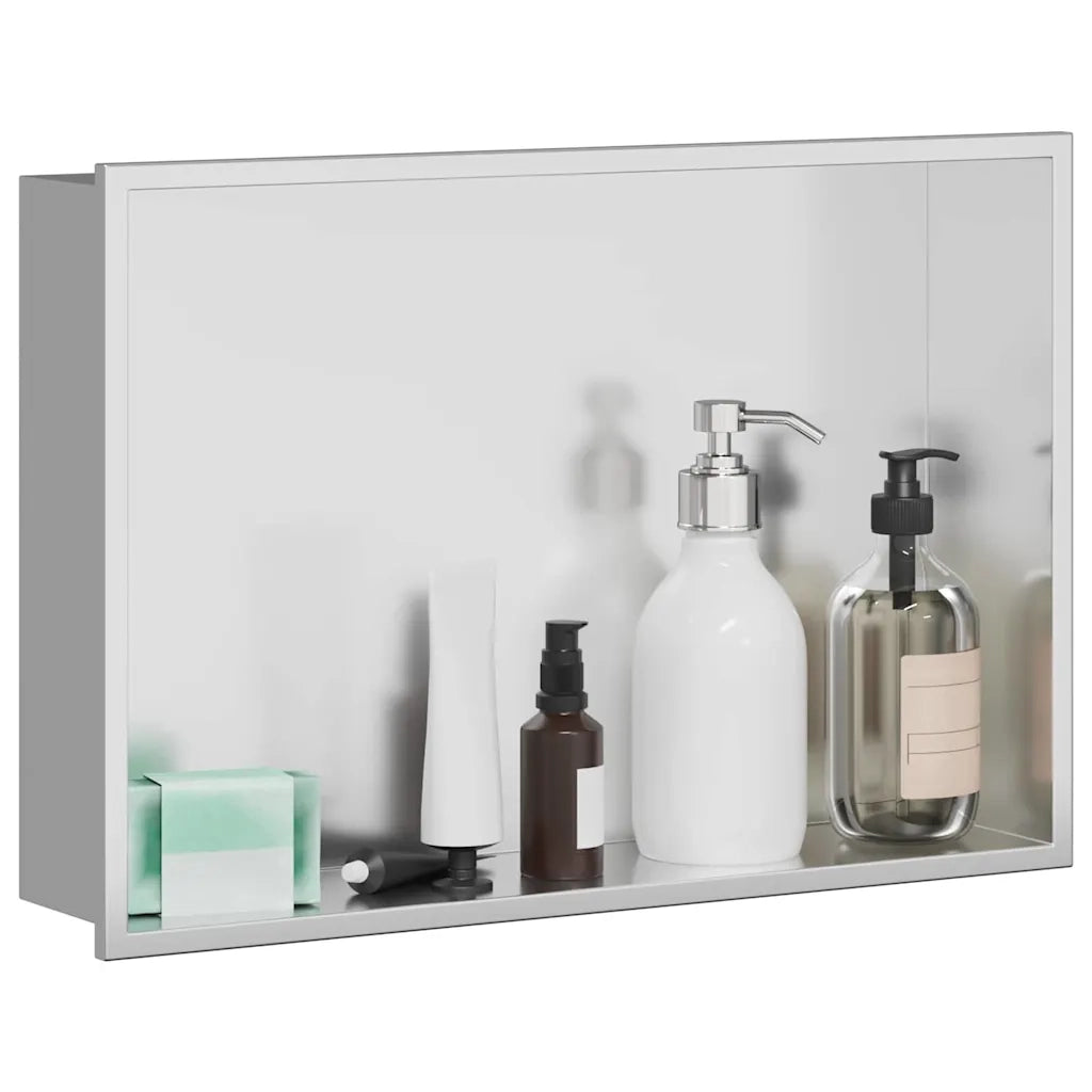 Nicchia per doccia Argento 45 x 30 x 9,5 cm CFW8856659