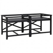 Pedestallo per Lavatrice 2 pcs Nero 120 x 56 x 52 cm Acciaio 42022038