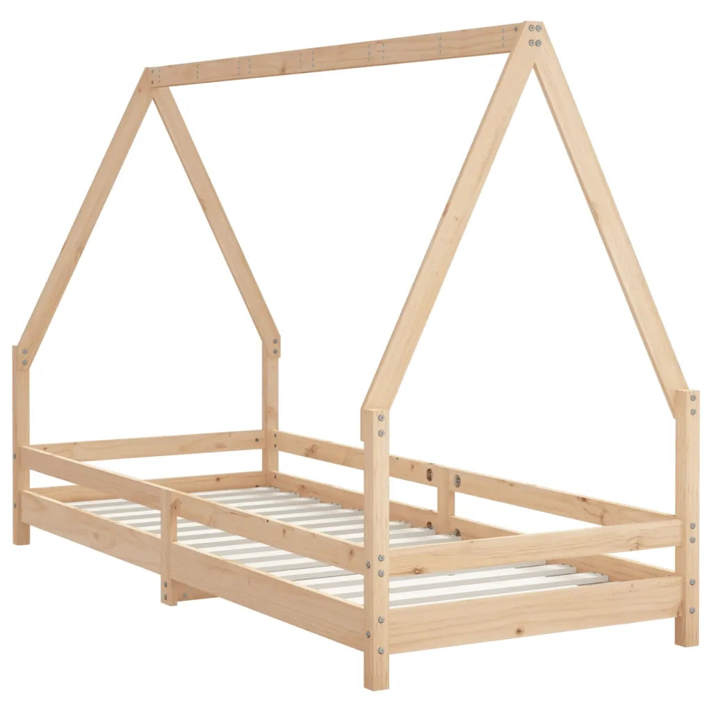 Giroletto per Bambini-Struttura Letto Bambini 80x200 cm in Legno Massello di Pino 454650