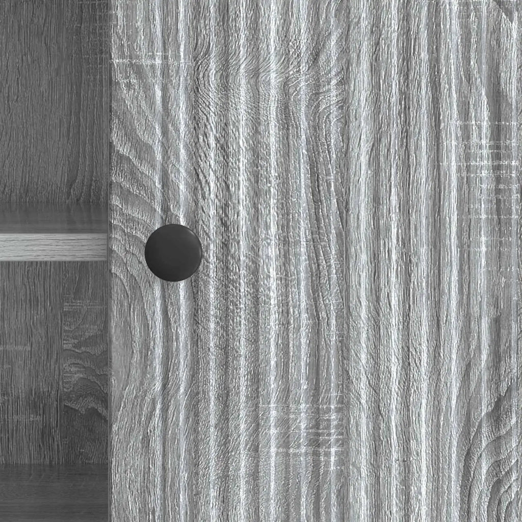 Mobile TV 102 x 34,5 x 50 cm Sonoma grigio Legno ingegnerizzato