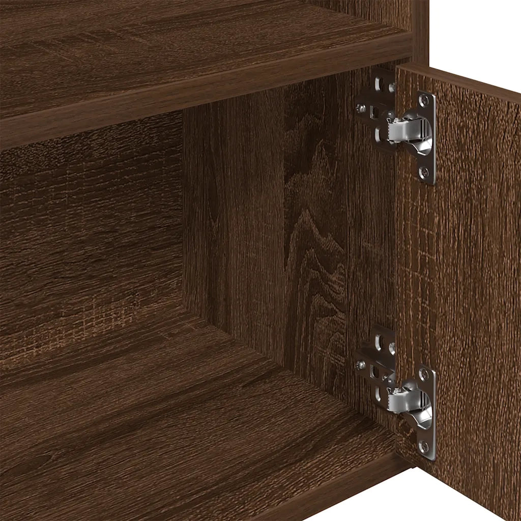 Libreria Rovere Sonoma 31x24x127 cm in Legno Multistrato 860352