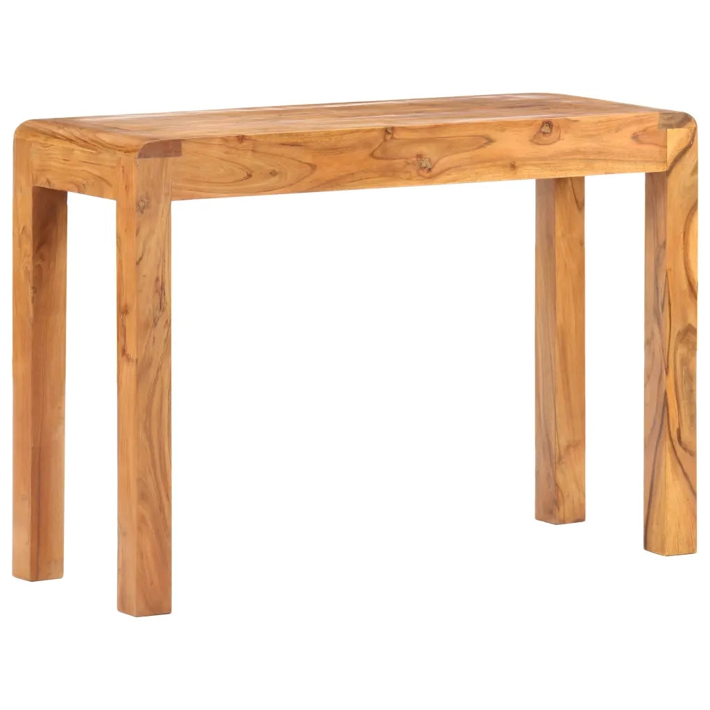 Tavolo Consolle 110x40x76 cm Massello Acacia Finitura Ambra 289629