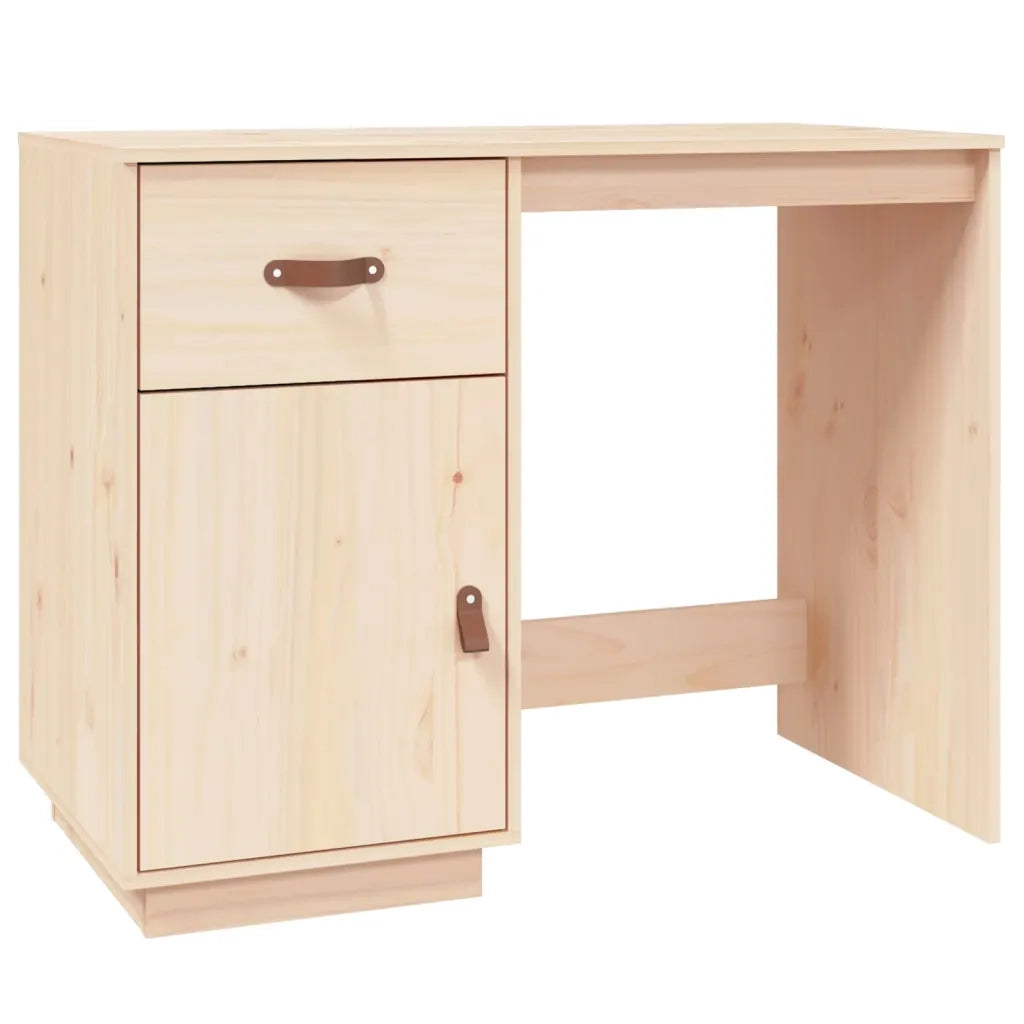 Scrivania 95x50x75 cm in Legno Massello di Pino 820102