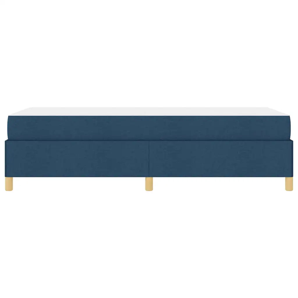 Struttura del letto con materasso Blu 90 x 200 cm Tessuto 3398912