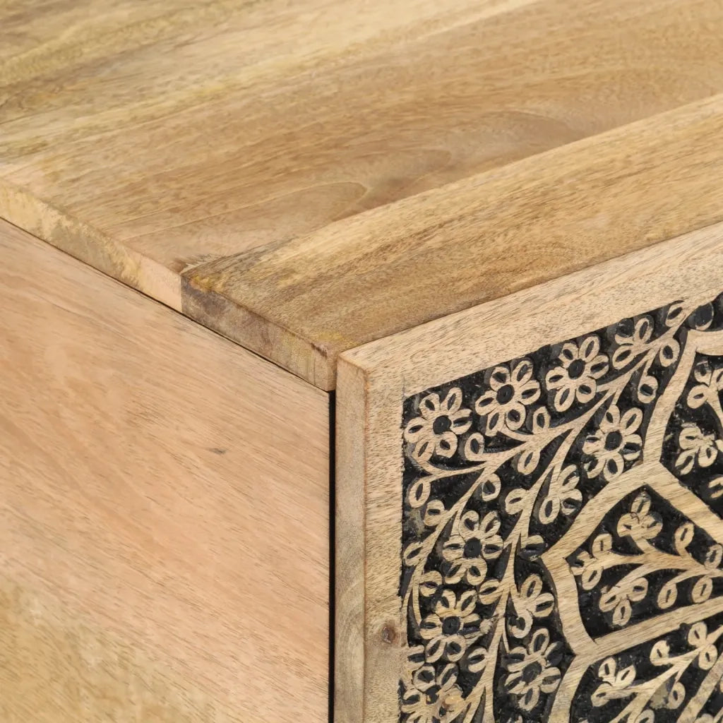 Tavolino da salotto | Tavolino da caff¨¨ | Tavolino da Soggiorno 80x50x40 cm Legno Massello di Mango