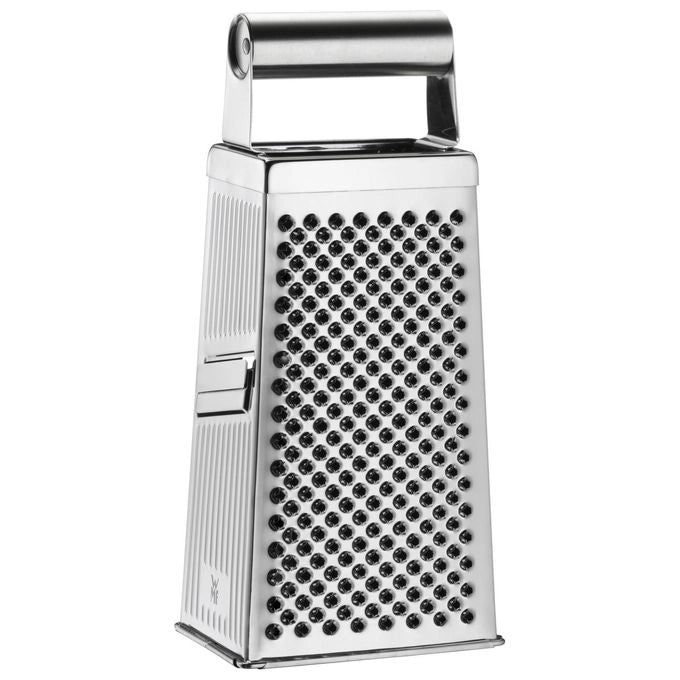 WMF 06 4441 6030 Profi Gourmet Grattugia 4 lati in Acciaio Inox Cromargan 18-10 con Manico Ergonomico colore Acciaio spazzolato