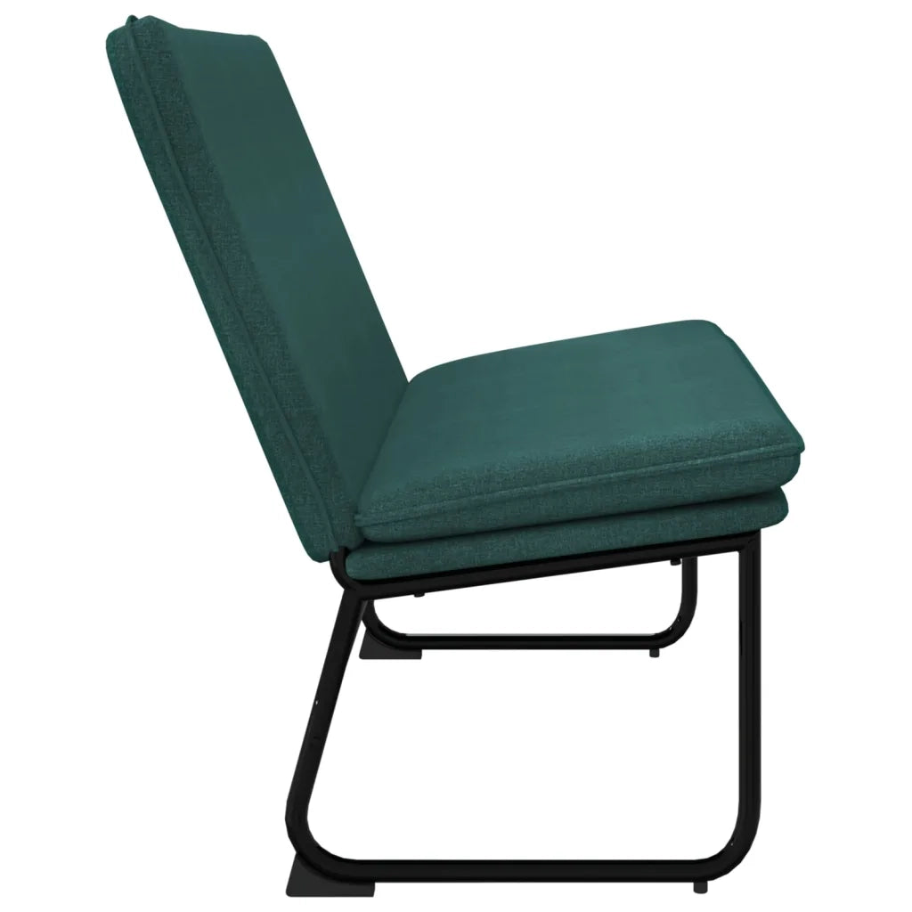 Panca Verde Scuro 100x75x76 cm in Tessuto 351325