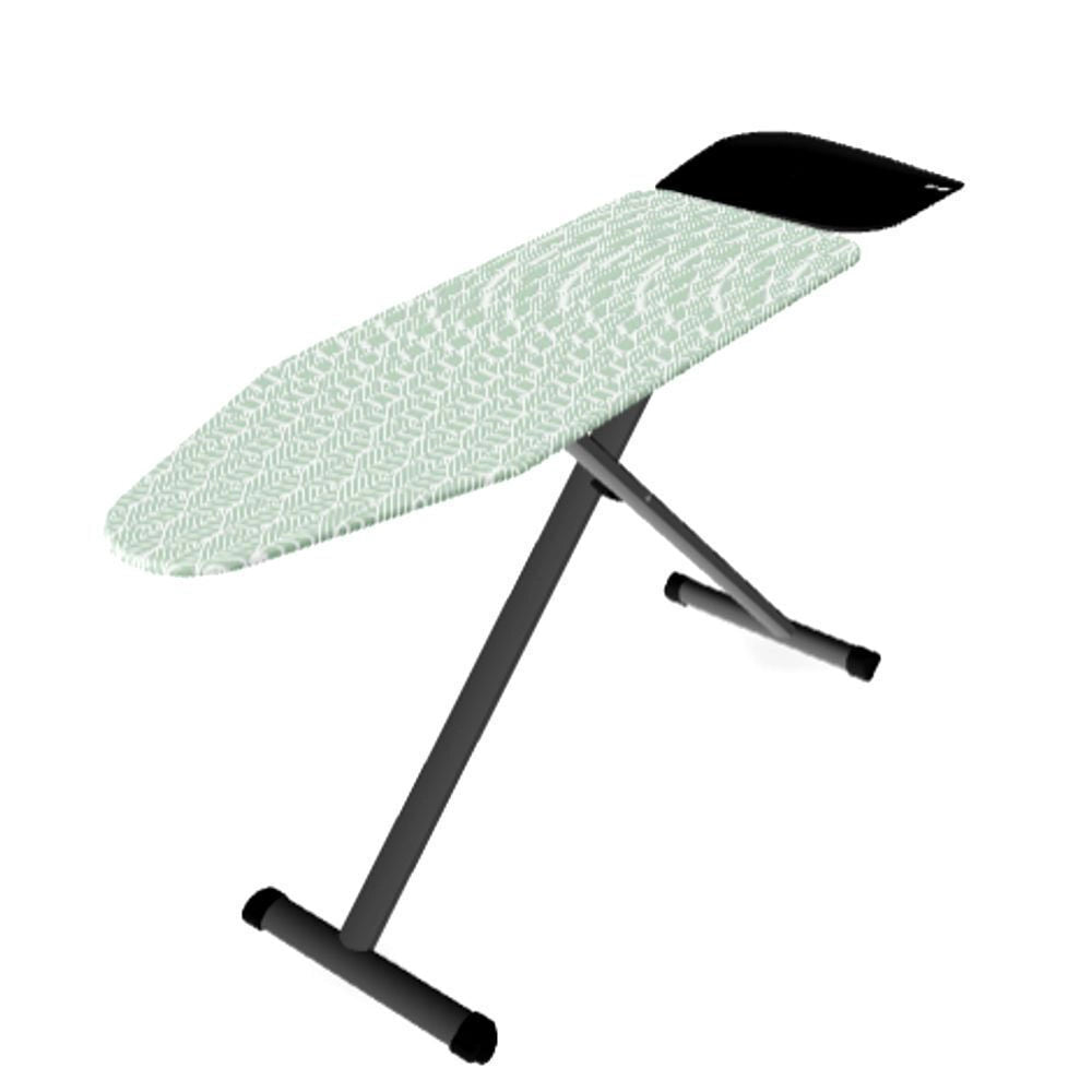 XTRA Asse da Stiro Plus 130x44 cm in Alluminio Anodizzato con Blocco Sicurezza 7,4 Kg colore Nero