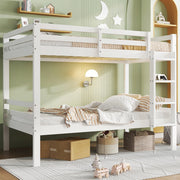letto a castello legno bianco 90x200 cm