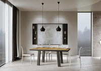Tavolo Allungabile 180-284x90x80 cm Bridge Evolution Quercia Naturale