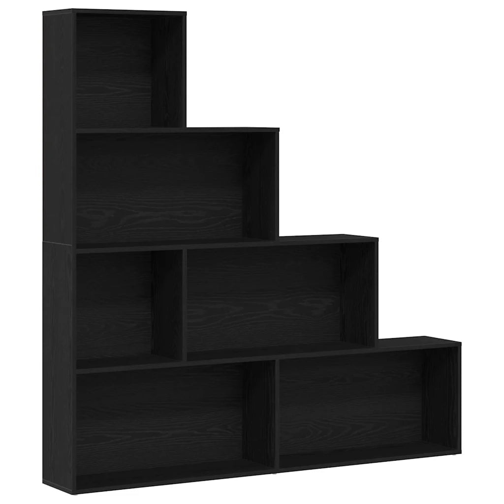 Armadio per Libri Rovere Nero 155 x 24 x 160 cm 862441