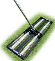 Egalizzatore di prato - Distributore di sabbia - Esecuzione di giardinaggio - Egalizzatore di prato - Topdressing - Distribuzione di sabbia - Giardinaggio - Egalizzazione del prato - In acciaio inossidabile - Ergonomico