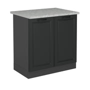 Vicco Mobile lavello cucina Antracite casa di campagna 80 cm PL Marmo