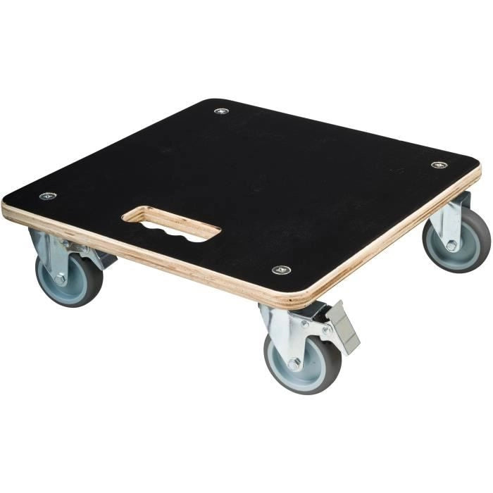 Nature Square carrello portavasi 38x38 cm legno nero 446407