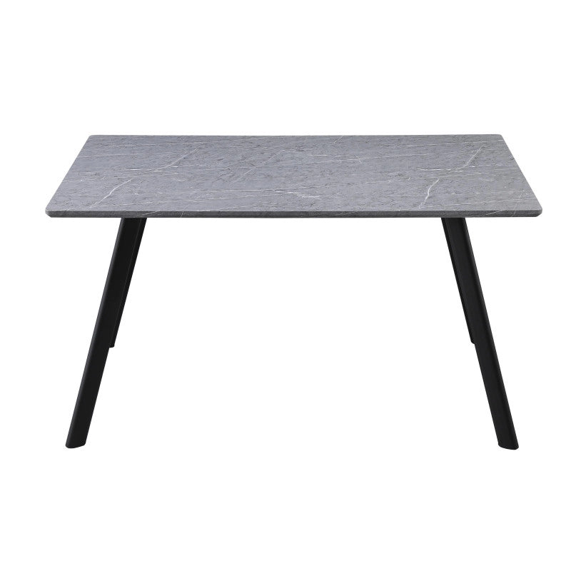Tavolo Fisso Paros 140x80x75 Grigio Pietra/gambe Nere