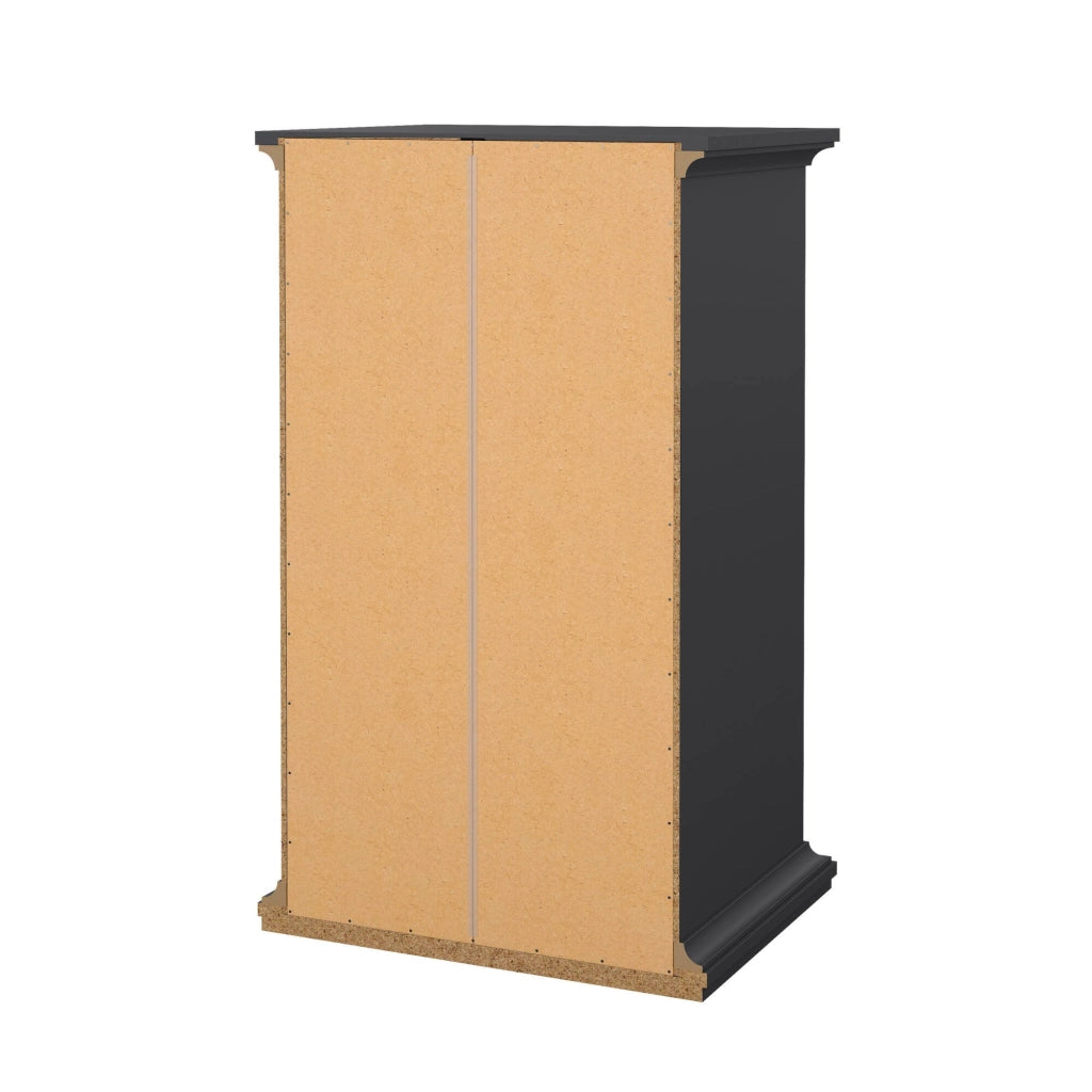 Cassettiera Pechino, Settimino multiuso, Comò camera da letto, Mobile con cassetti, 63x49 h105 cm, Grigio