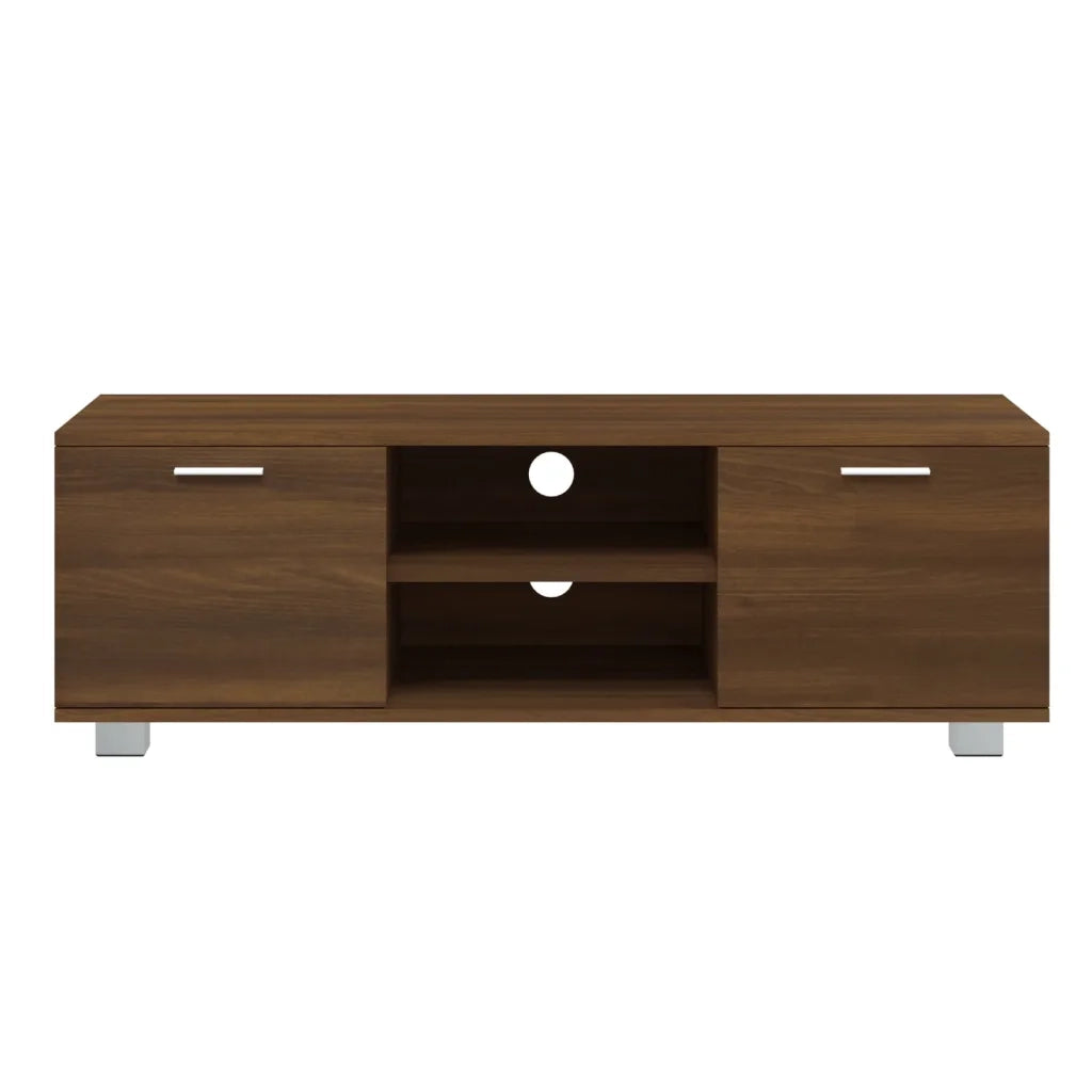 Mobile TV Rovere Marrone 120x40,5x35 cm in Legno Multistrato 342621