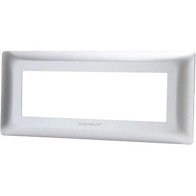 PLACCA COPRIFRUTTI ABM - ARGENTO POSTI 6 MM 190X85- 8 pezzi