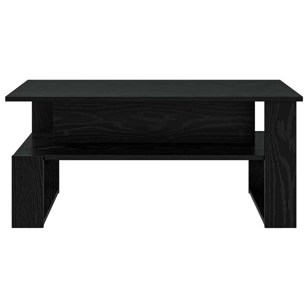 Tavolino da salotto Rovere Nero 90 x 50 x 40 cm